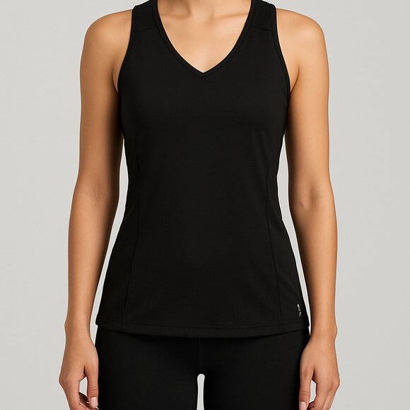 Reebok Black PlayDry Activewear Tank Top - Picture 1 of 4